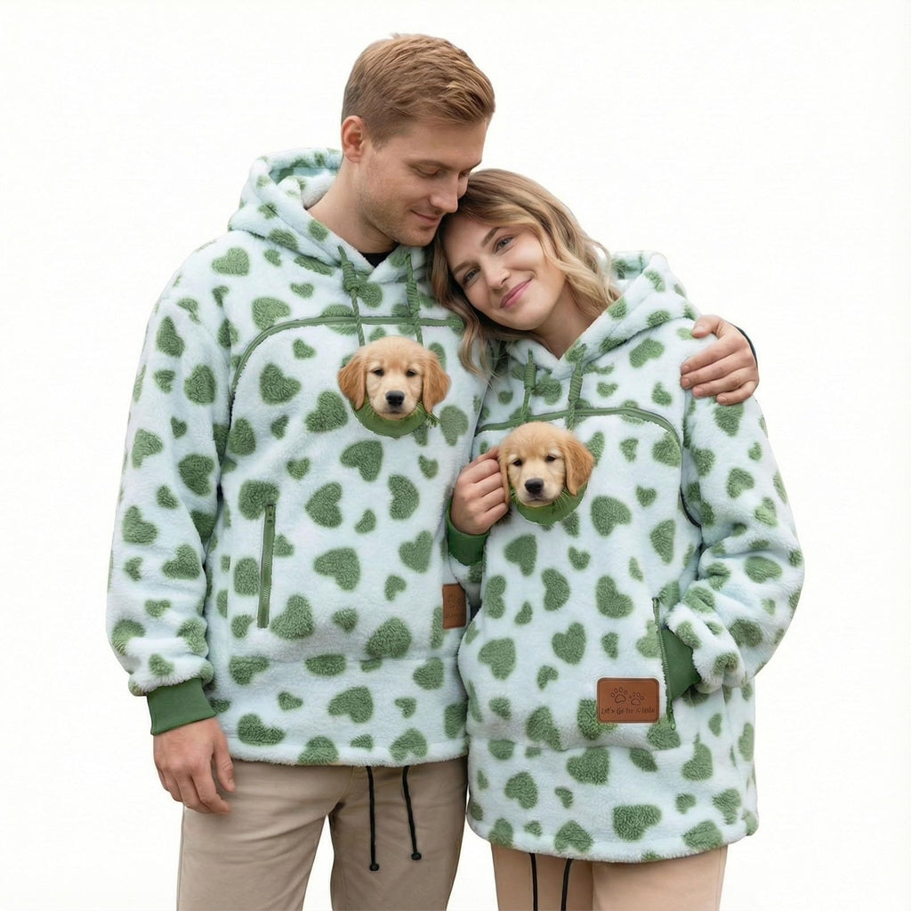2025 European and American Cross-Border Fast Selling Amazon Cashmere Hooded Sweatshirt Hoodie Loose Casual Warm Sweatshirt