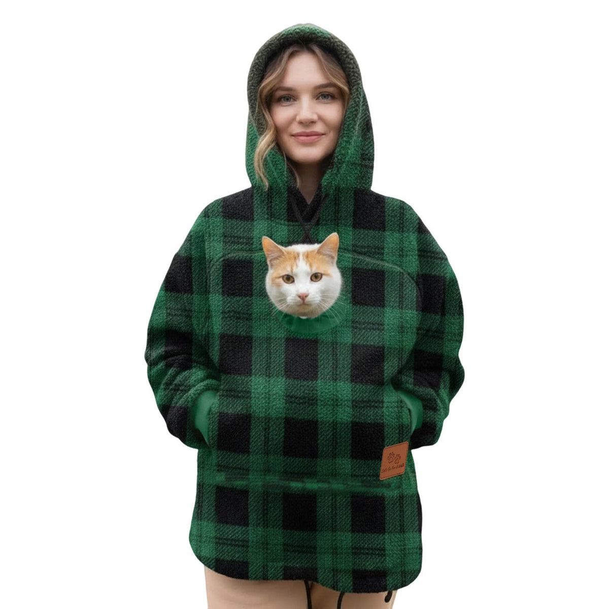 2025 European and American Cross-Border Fast Selling Amazon Cashmere Hooded Sweatshirt Hoodie Loose Casual Warm Sweatshirt